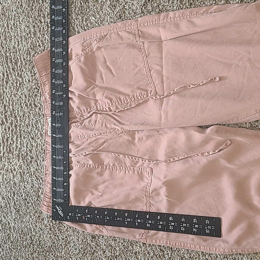Standard Surplus Soft Pink Drawstring Casual Pants - image 3